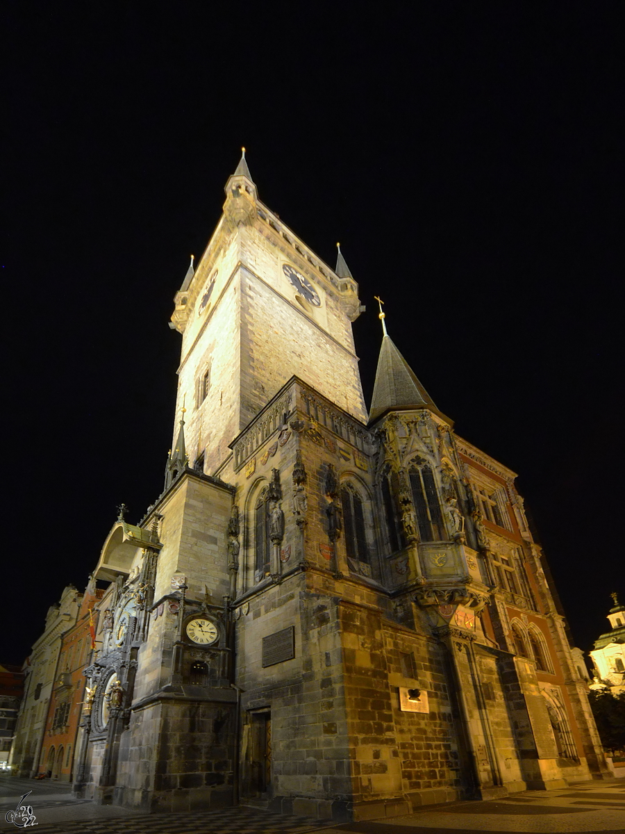 Das Altstdter Rathaus in Prag wurde 1364 fertiggestellt und bis ins 19. Jahrhundert erweitert und umgebaut. (September 2012)