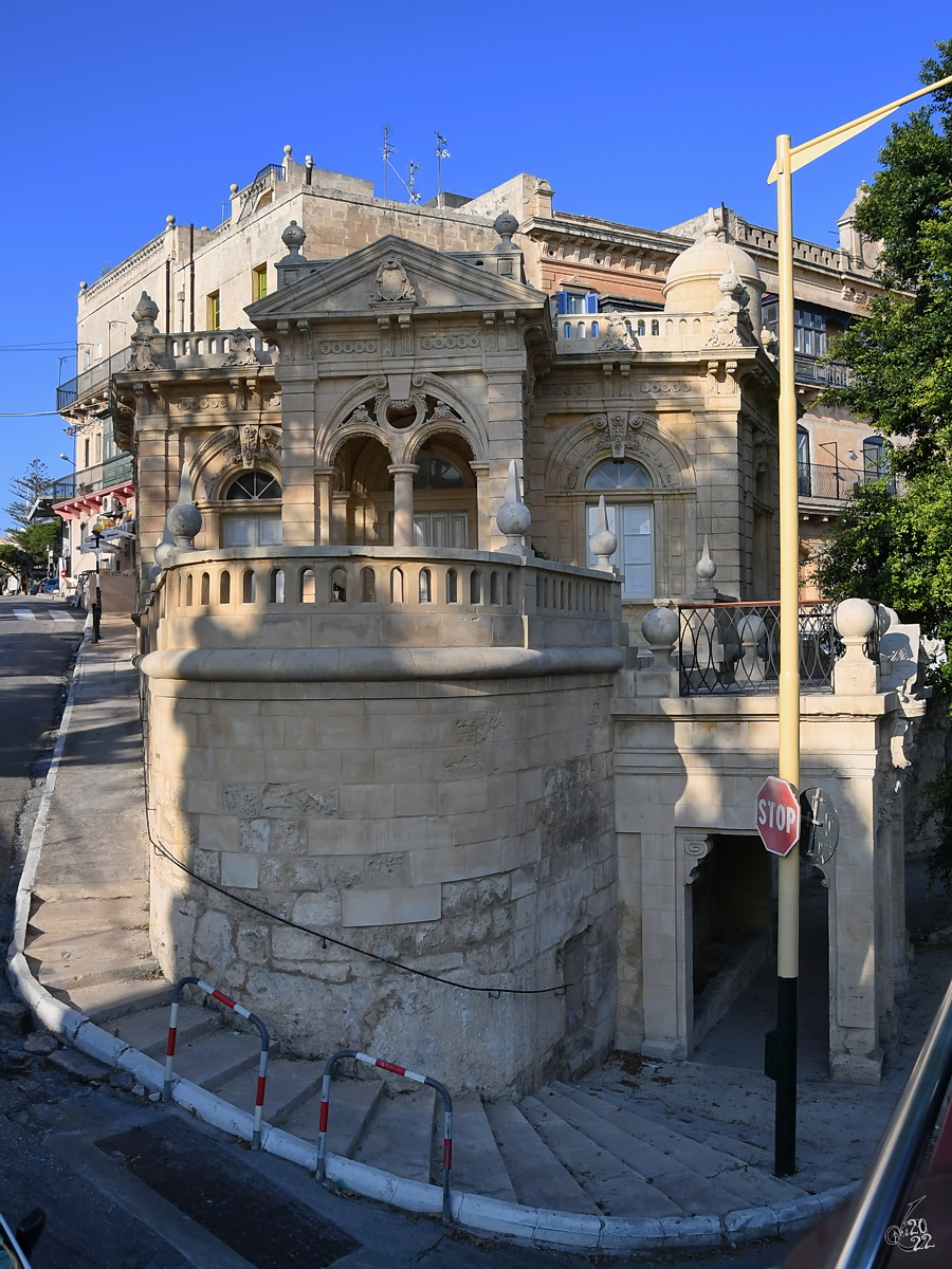 Das Casino Notabile wurde in den Jahren 1887 bis 1888 erbaut. (Mdina, Oktober 2017)