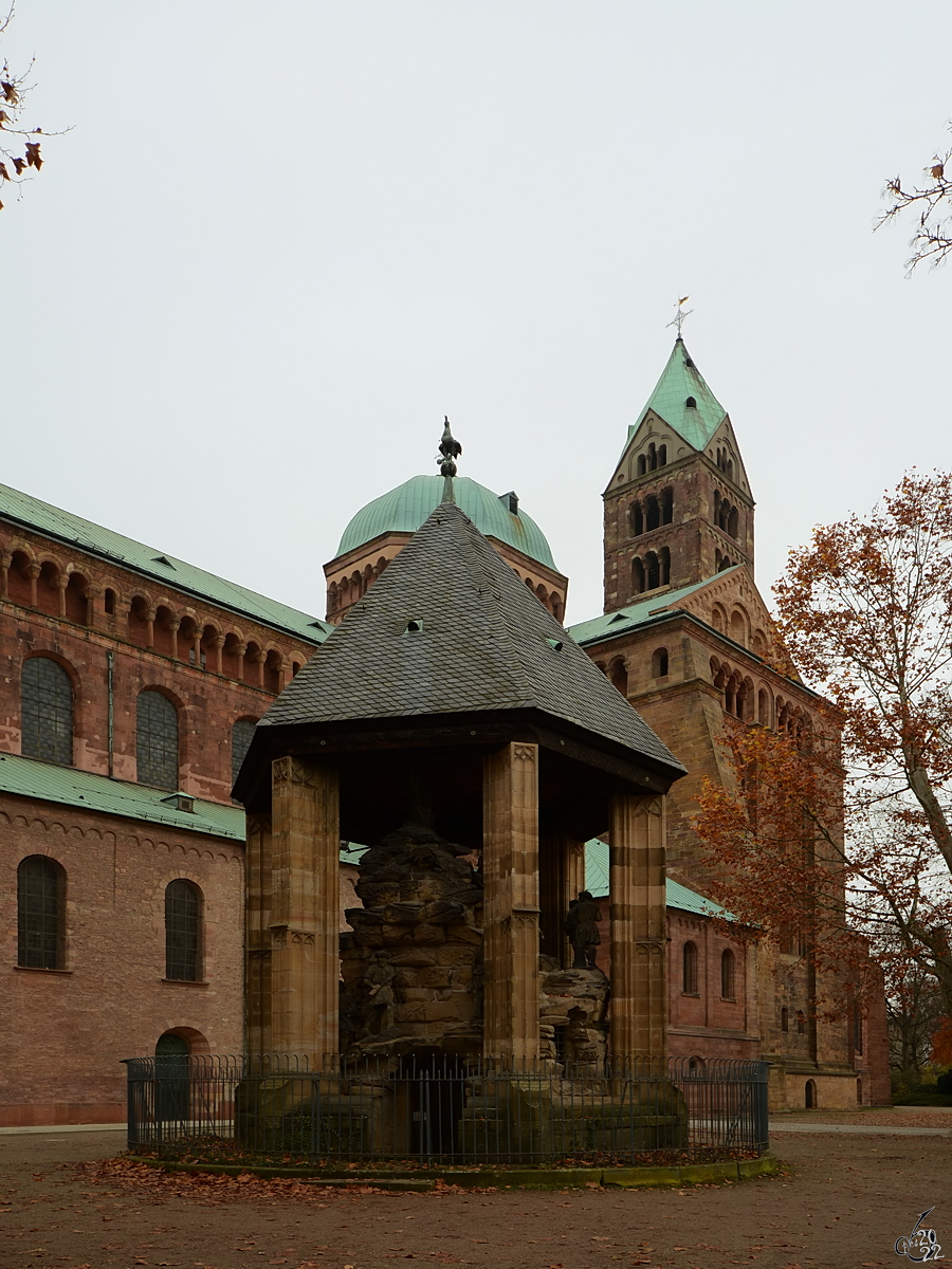 Das Denkmal  Der lberg  in der Nhe des Kaiserdomes zu Speyer entstand in den Jahren von 1505 bis 1512. (Dezember 2014)