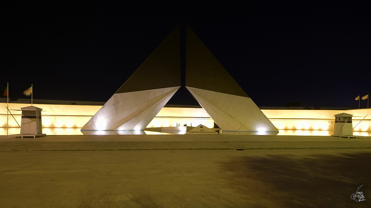 Das Denkmal fr die Veteranen von bersee (Monumento aos Combatentes do Ultramar) soll an die gefallenen portugiesischen Soldaten des portugiesischen Kolonialkrieges erinnern. (Lissabon, Januar 2017)