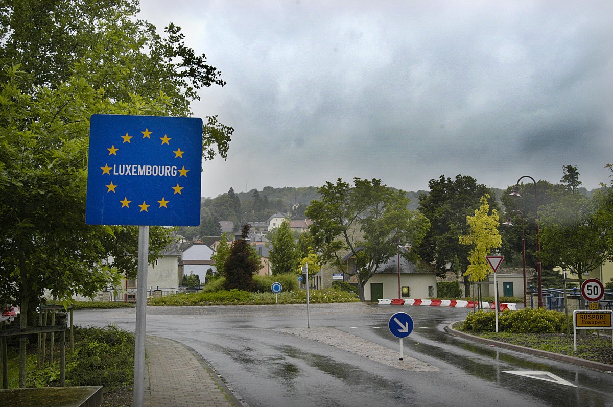 Das Dorf Rosport im Großherzogtum Luxembourg an der Grenze zu Deutschland. Aufnahme: August 2007.