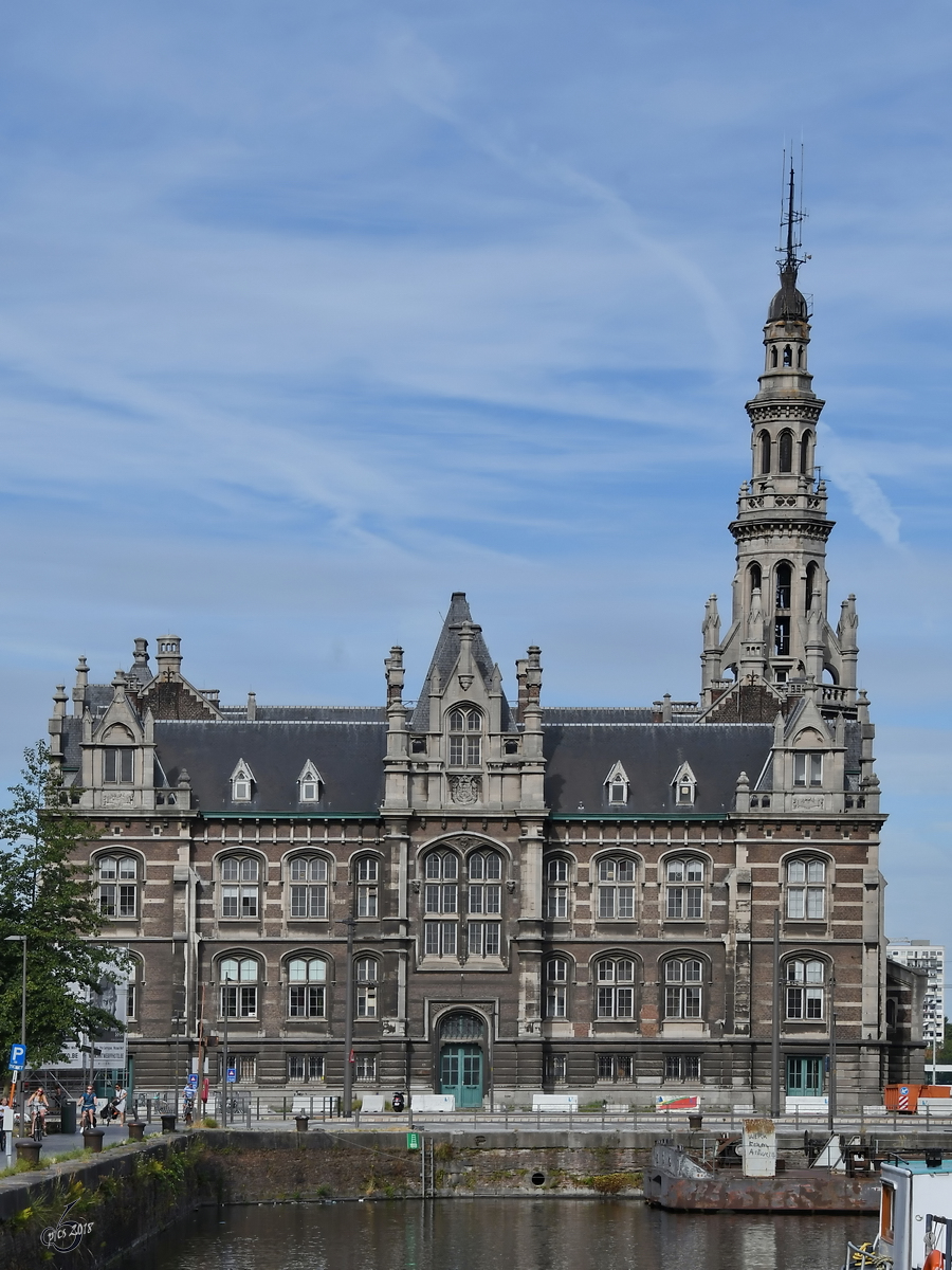 Das ehemalige Lotsenhaus Ende Juli 2018 in Antwerpen.