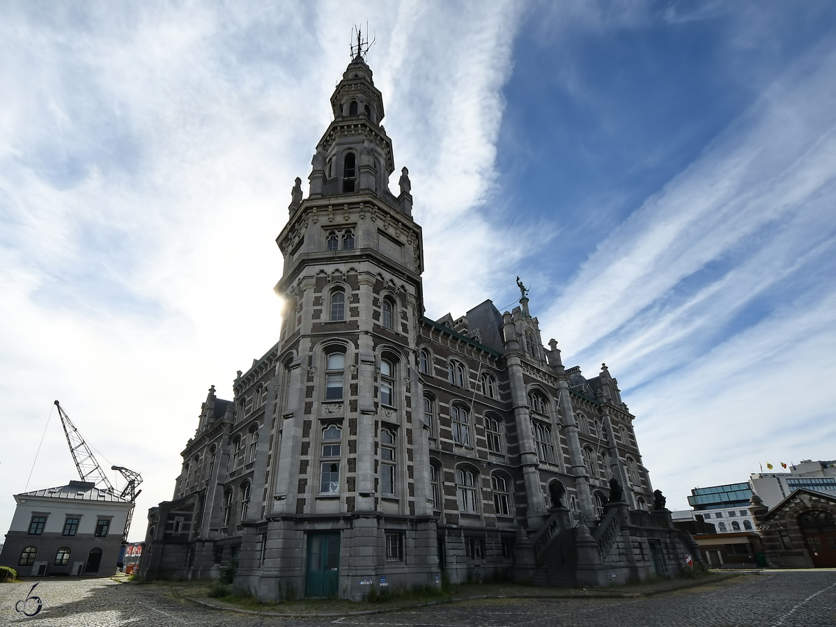 Das ehemalige Lotsenhaus Ende Juli 2018 in Antwerpen.