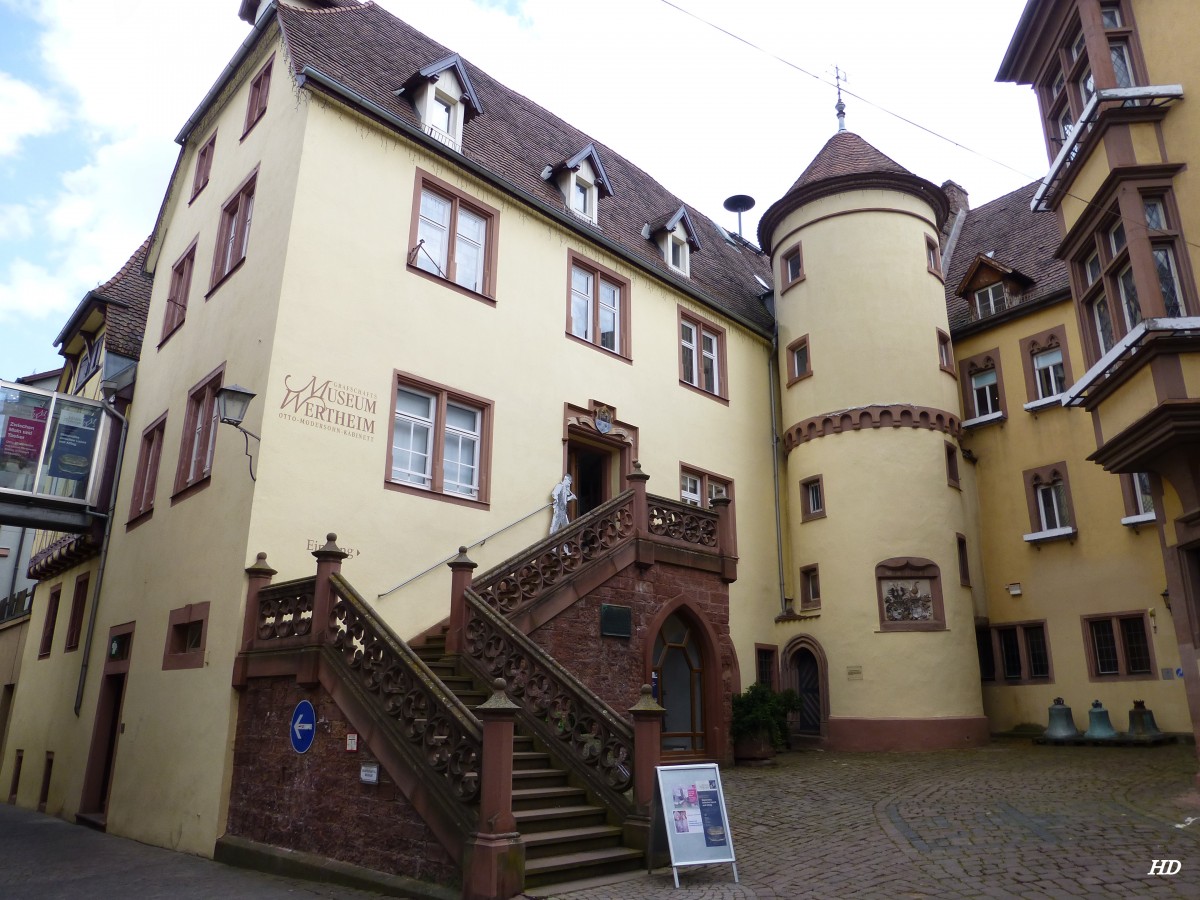 Das  Grafschafter Museum  in Wertheim. Aufgenommen im April 2014.