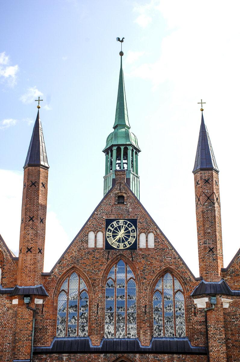 Das Heiligen-Geist-Hospital in der Hansestadt Lbeck wurde 1227 als Stiftung gegrndet und stellt die bedeutendste nordeuropische Stiftung mittelalterlicher Wohlfahrtspflege dar. Aufnahme: 21. August 2021.