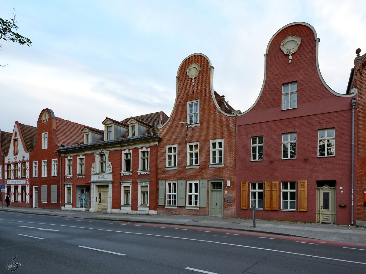 Das Hollndes Viertel Ende April 2018 in der Potsdamer Innenstadt.