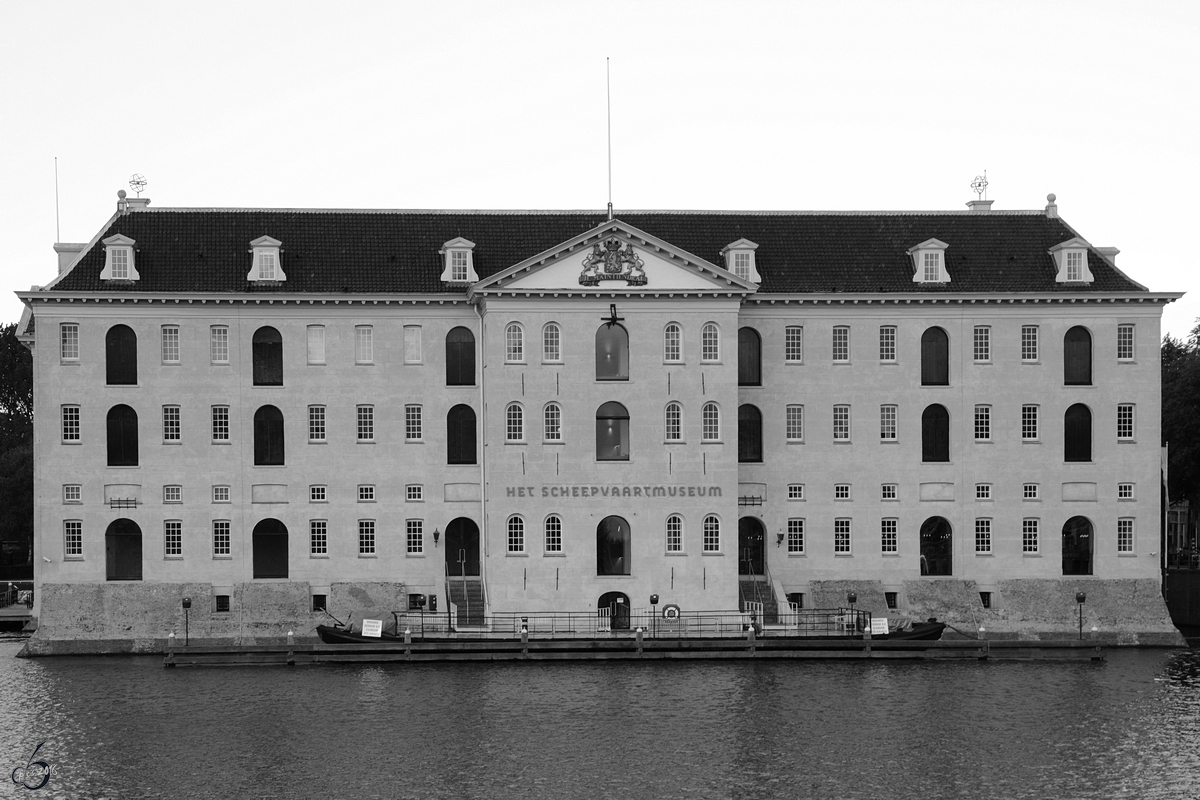 Das Hollndische Schifffahrtsmuseum in Amsterdam. (August 2012)