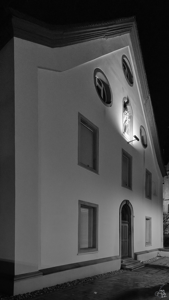 Das katholische Pfarrhaus in Edenkoben. (Dezember 2014)