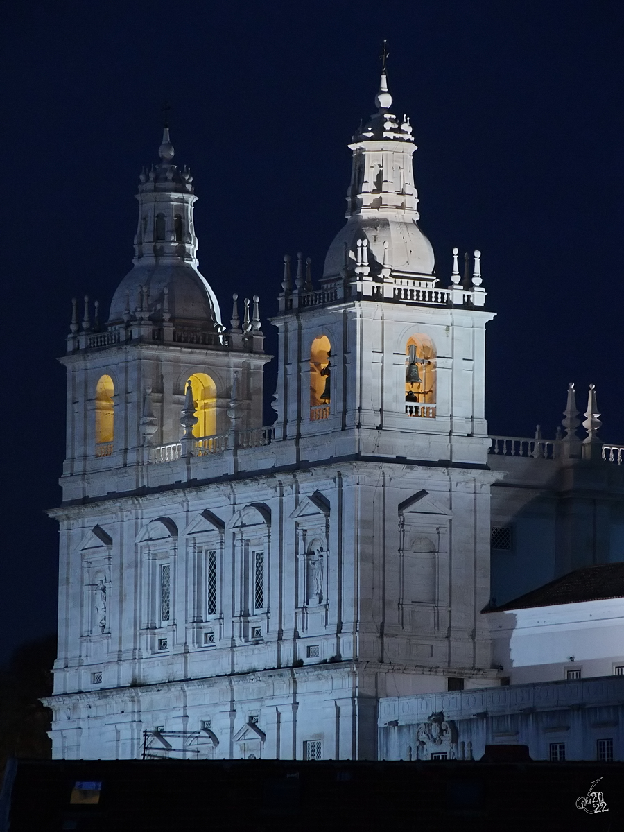 Das Kloster von So Vicente de Fora ist ein manuelinischer, ursprnglich romanischer Komplex von Sakralbauten in Lissabon. (Januar 2017)