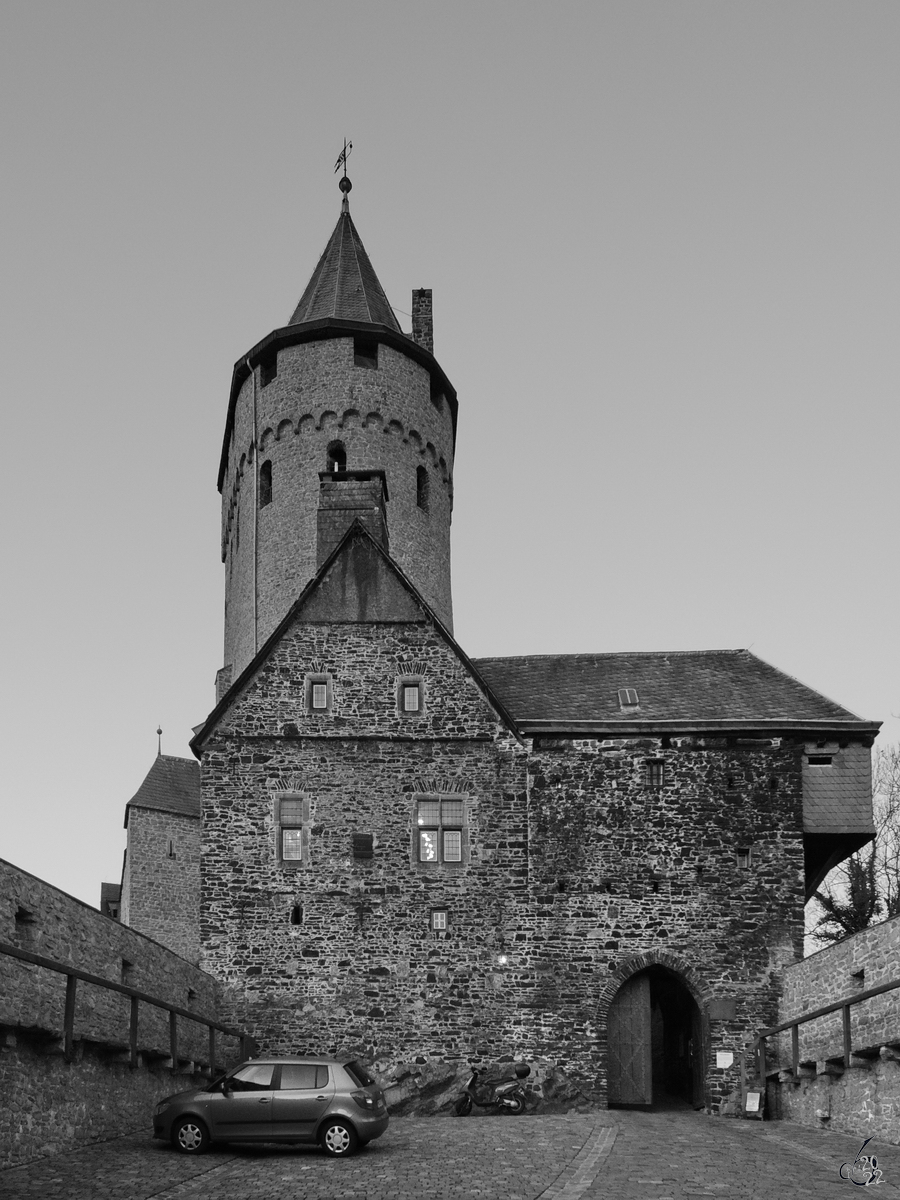 Das Kommandantenhaus der Burg Altena. (Februar 2014)