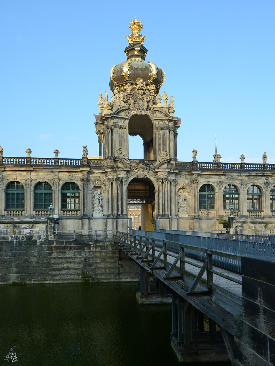 Das Kronentor des Dresdener Zwingers. (April 2014)