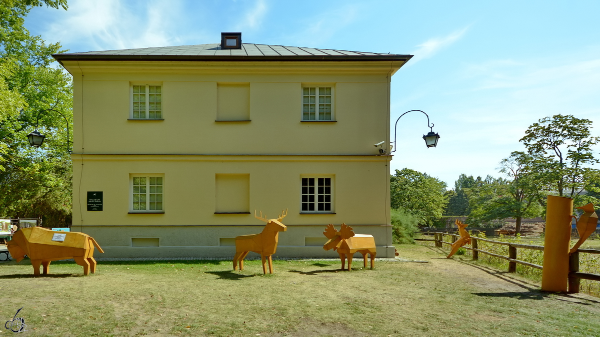 Das Museum fr Jagd und Reitkunst befindet sich in einer von 1826 bis 1828 erbauten ehemaligen Kaserne. (Warschau, August 2015)