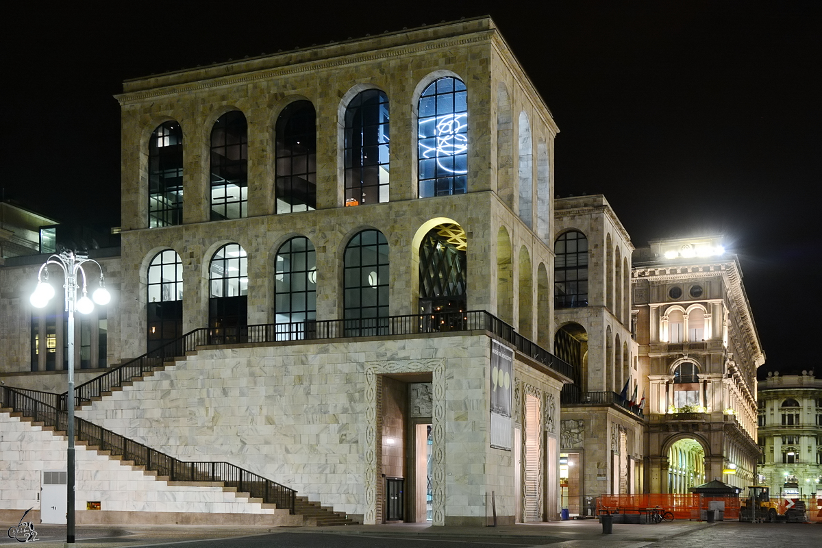 Das Museum für zeitgenössische Kunst  Museo del 900  wurde 2010 eröffnet. (Mailand, Juni 2014)