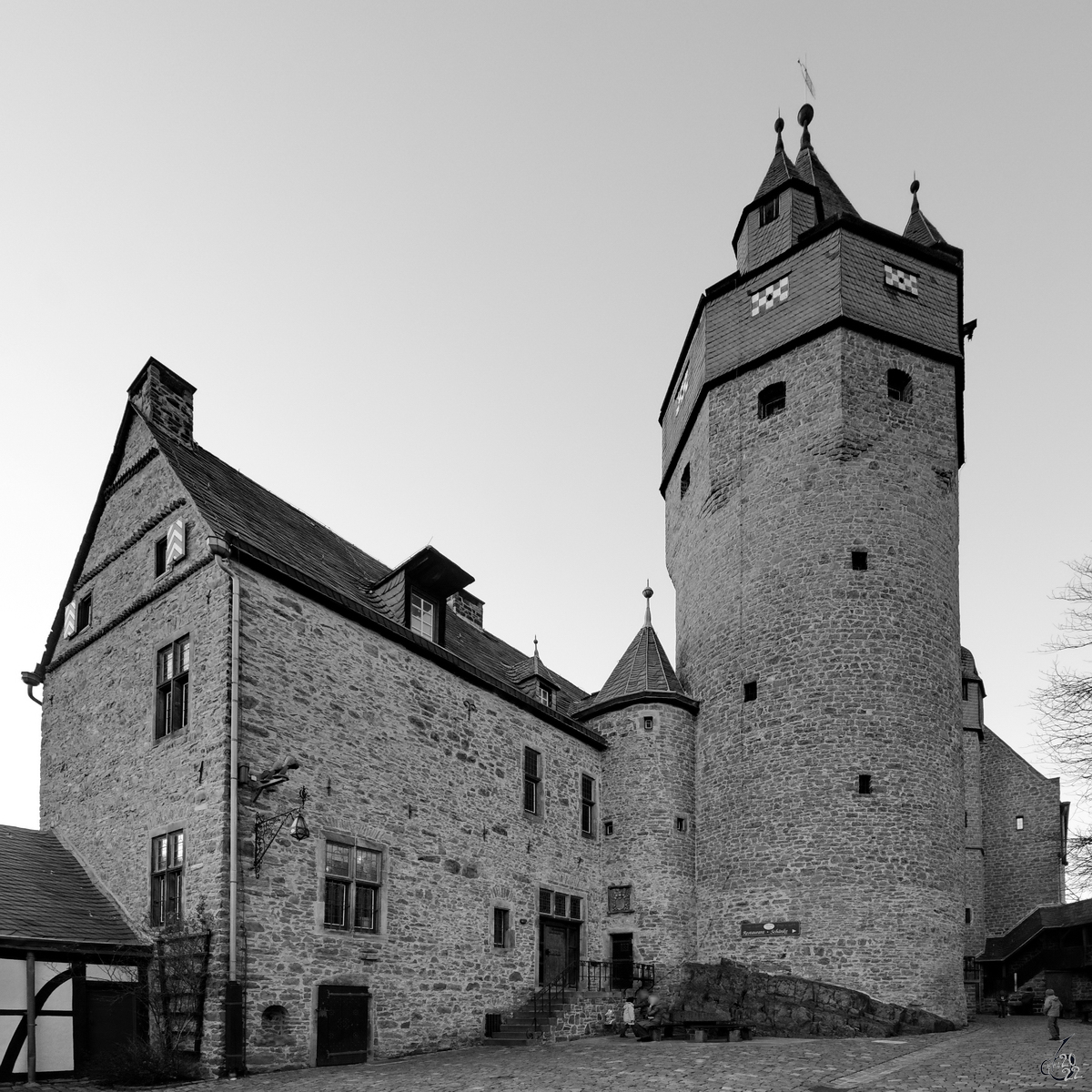 Das Neue Palais der Burg Altena. (Februar 2014)
