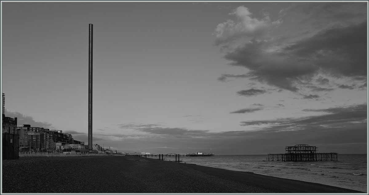 Das neue Wahrzeichen von Brighton - oder Brigton einmal anders gesehen. 25. April 2016