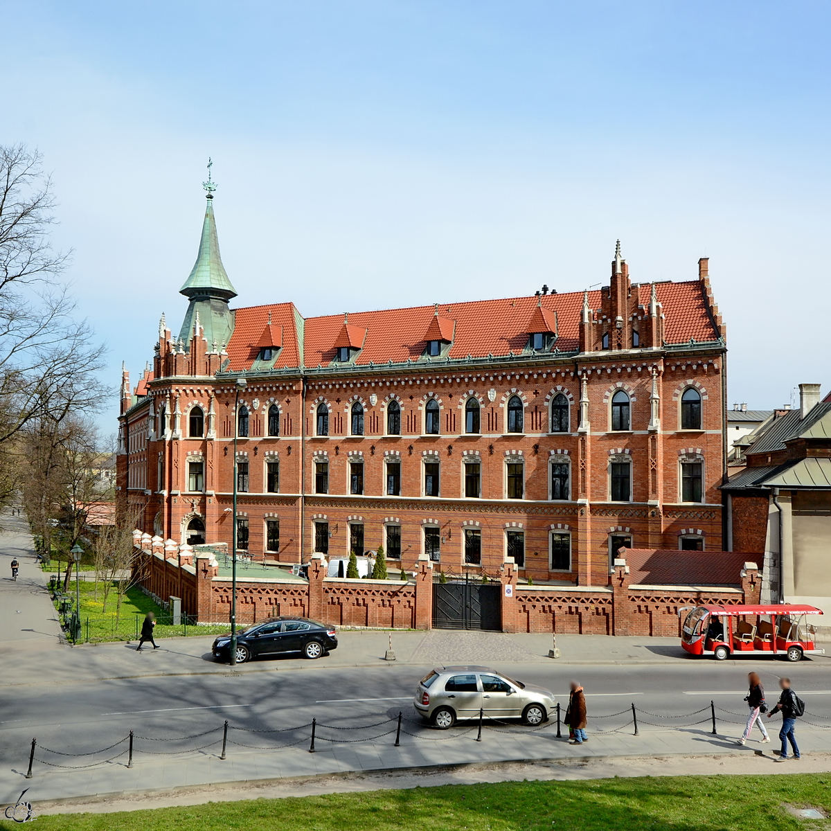 Das neugotische Gebude des Hheren Theologischen Seminars der Erzdizese Krakau wurde zwischen 1899 und 1902  erbaut. (April 2014)