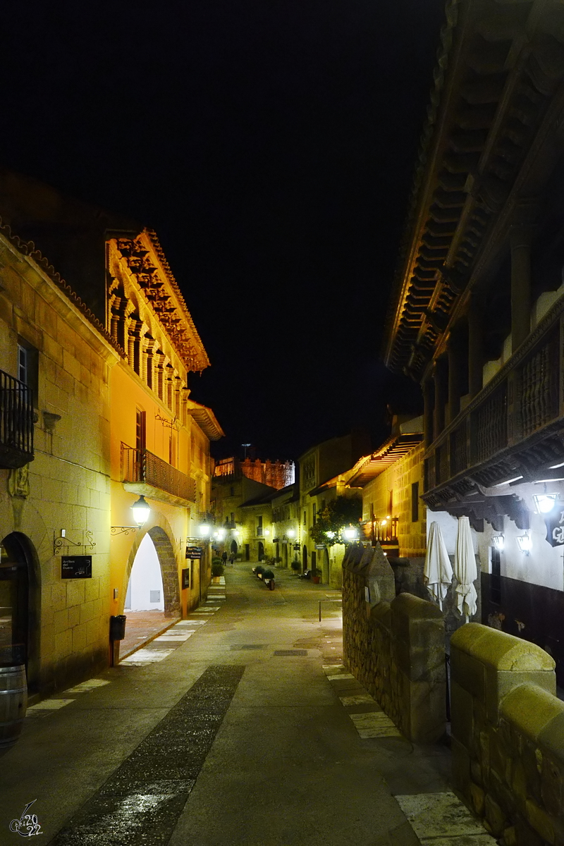 Das Poble Espanyol (Spanisches Dorf) ist ein 1929 anlsslich der Weltausstellung errichtetes Freilichtmuseum in Barcelona. (Februar 2013)