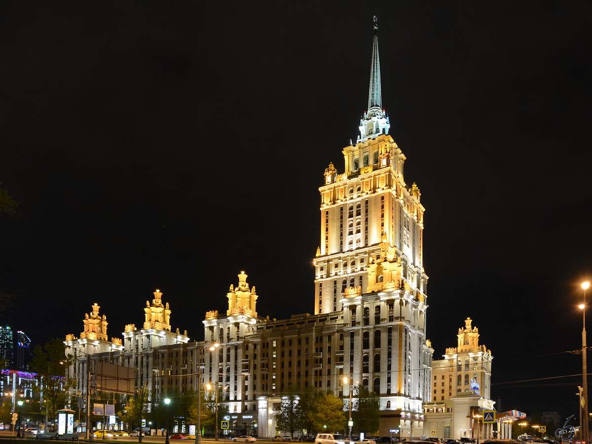 Das Radisson Royal Hotel in Moskau. (Mai 2016)