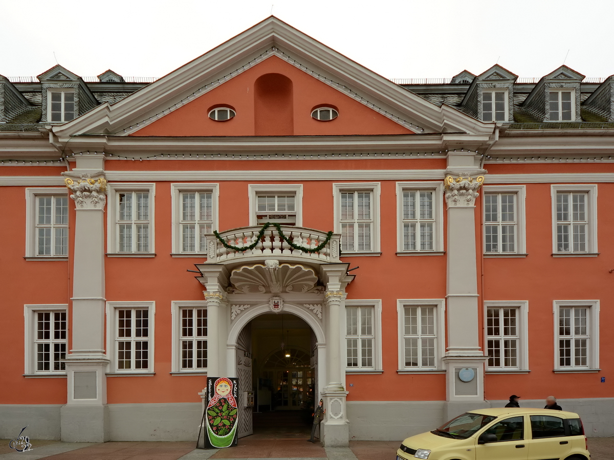 Das Rathaus Speyer wurde zwischen 1712 und 1726 im Stil des Sptbarock erbaut. (Dezember 2014)