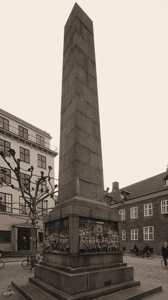 Das Reformationsdenkmal auf dem Bispetorvet in Kopenhagen. (Mai 2012)