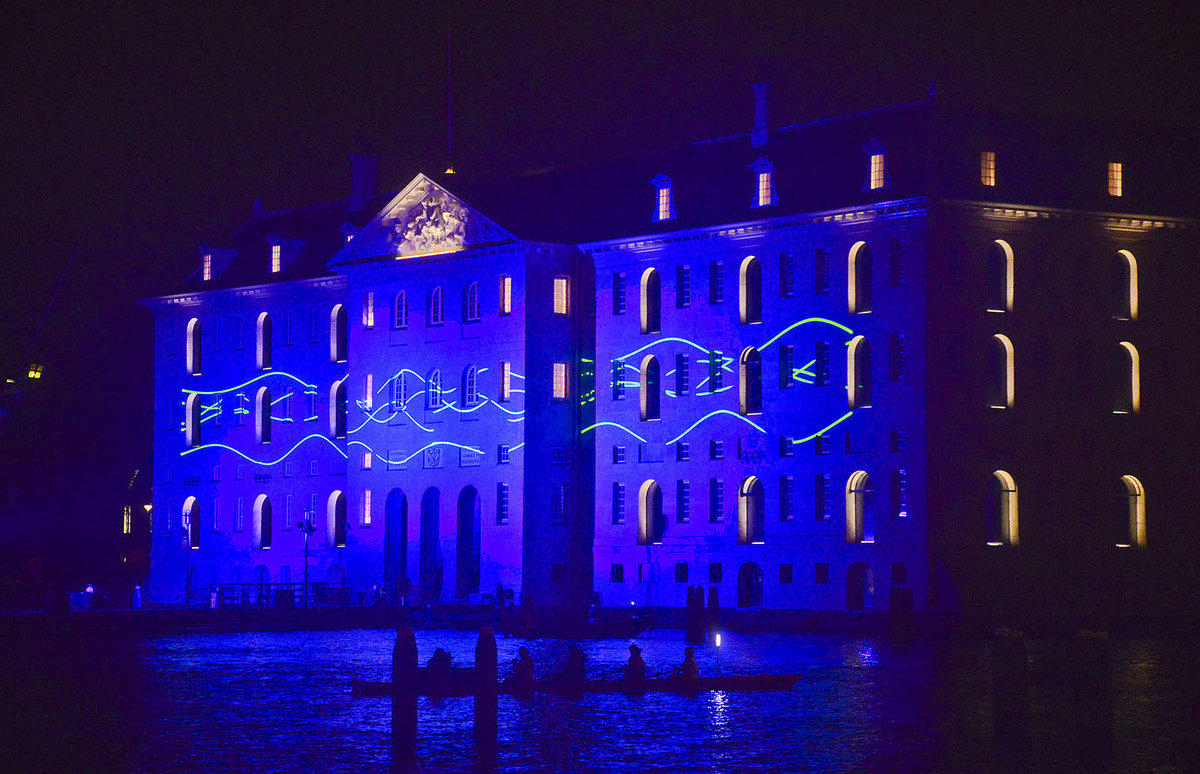 Das Schifffahrtsmuseum in Amsterdam. Aufnahme: 3. Januar 2017.