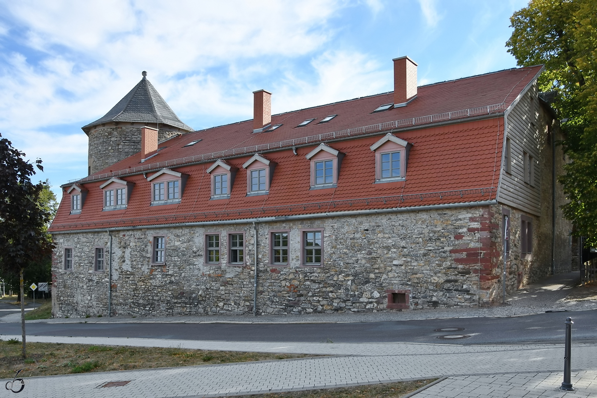 Das Schloss Harzgerode im August 2018.