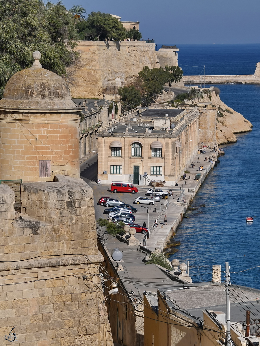 Das sdliche Ufer von Valletta. (Oktober 2017)