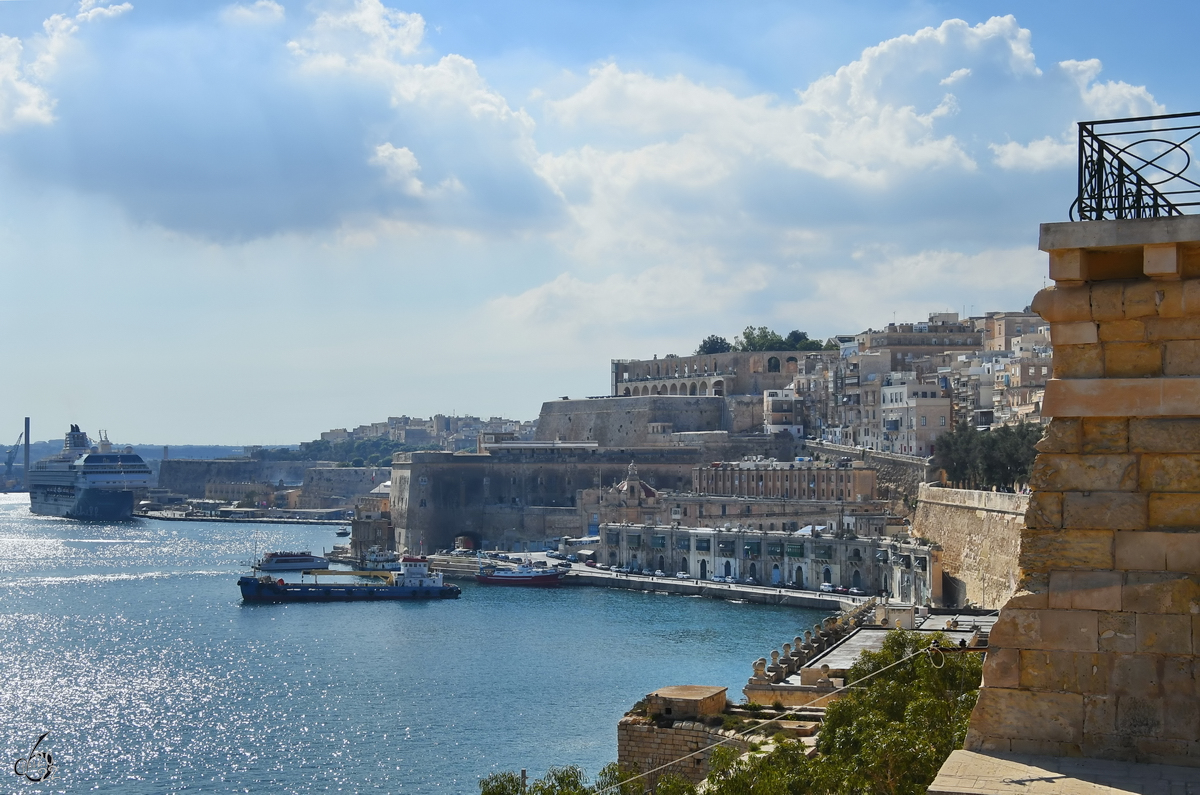 Das sdwestliche Ufer von Valletta. (Oktober 2017)