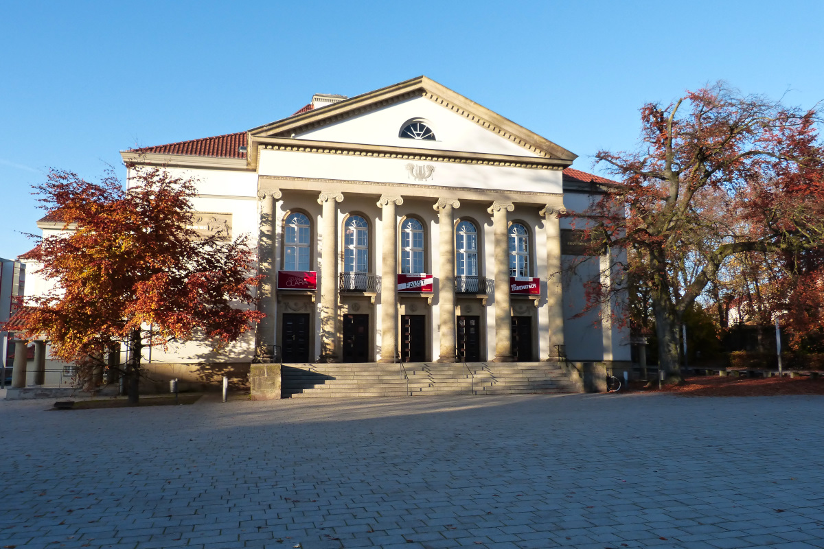 Das Theater von Nordhausen am 02.11.2015