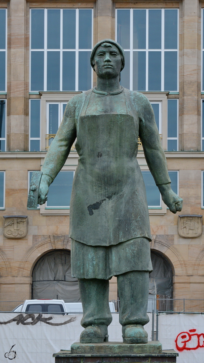 Das Trmmerfrauen-Denkmal in Dresden. (April 2014)