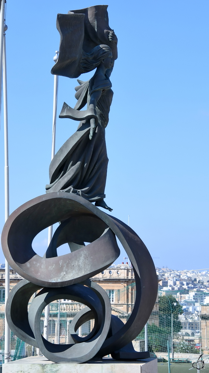 Das Unabhngigkeitsdenkmal im Floriana-Park. (Malta, Oktober 2017)