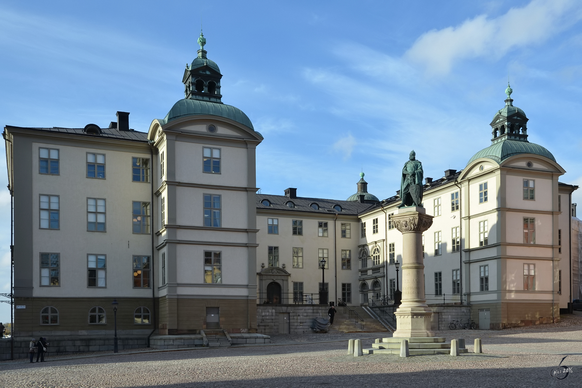 Das Wrangelsche Palais befindet sich auf der Insel Riddarholmen und beherbergt das grte der sechs Appellationsgerichte in Schweden. (Stockholm, Oktober 2011) 