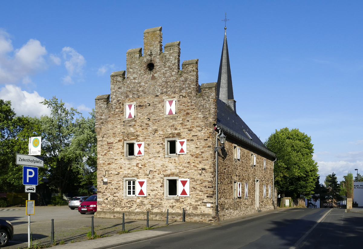 Das Zehnthaus in Swisttal-Odendorf wurde 1726 errichtet und ist ein geschtztes Baudenkmal - 22.06.2018