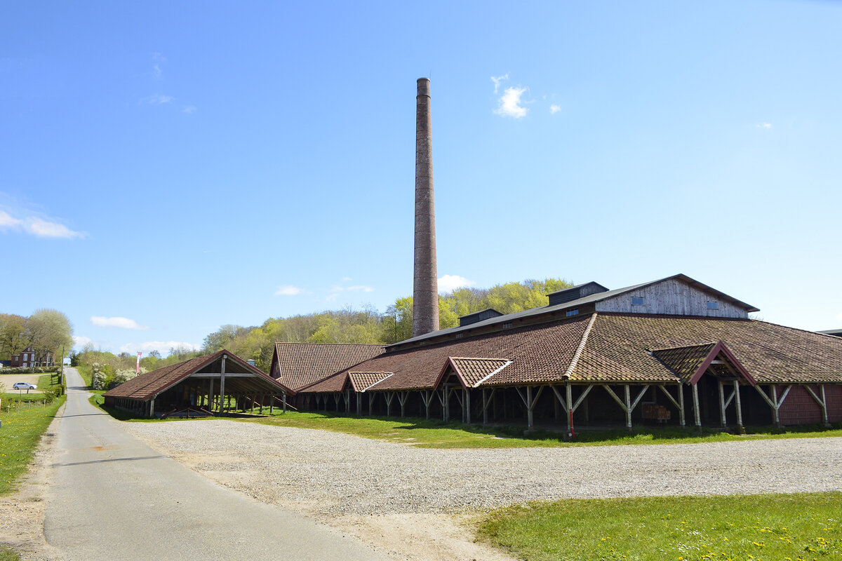 Das Ziegeleimuseum von Cathrinesminde auf der halbinsel broagerland in Nordschleswig (Snderjylland). Aufnahme: 22. April 2022.