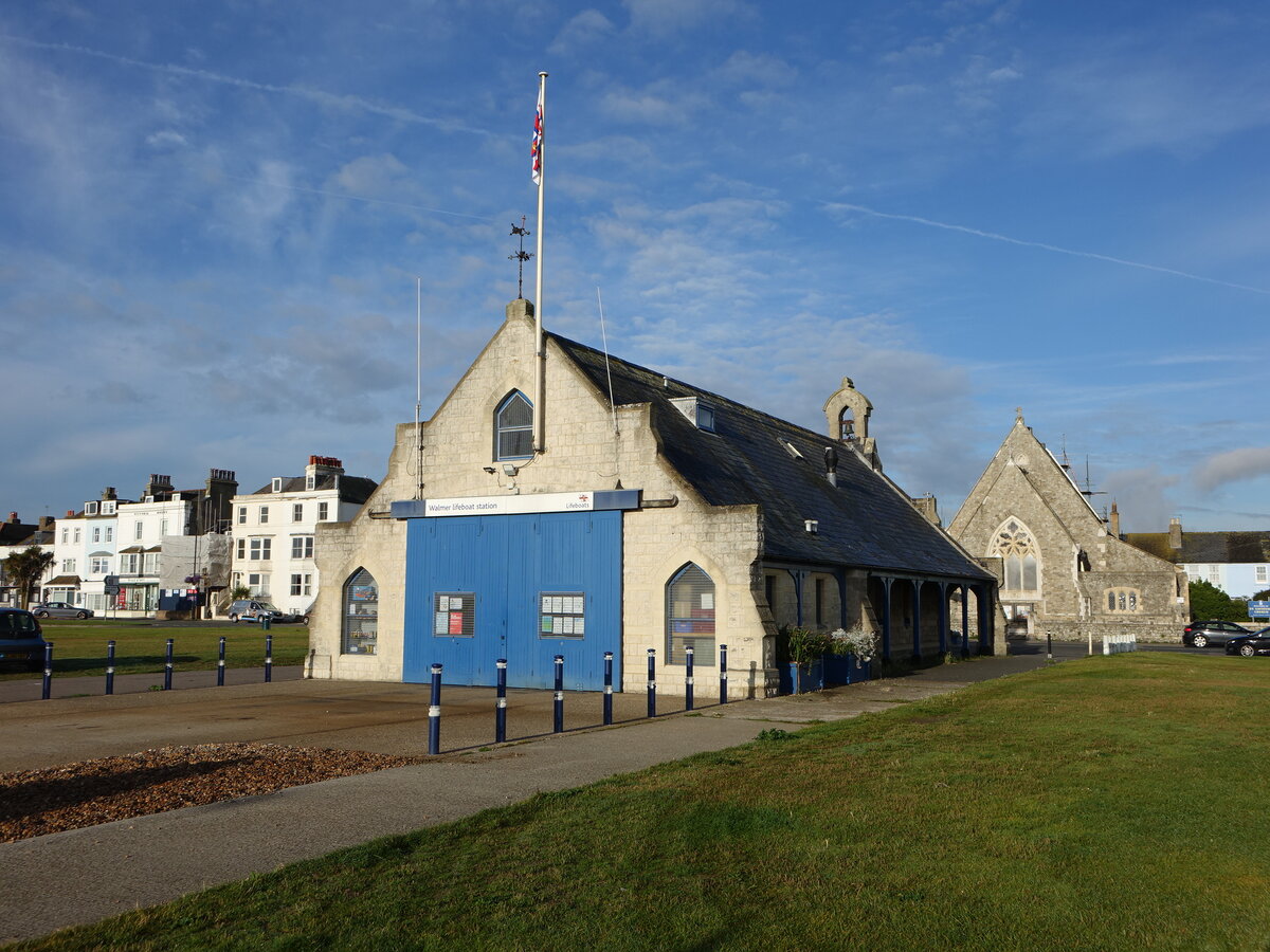 Deal, Lifeboat Station an der Strae The Strand (02.09.2023)