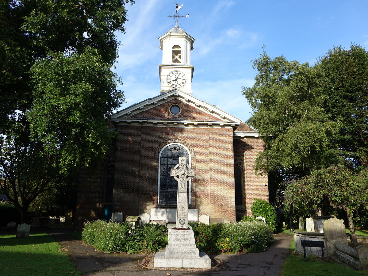 Deal, St. George Kirche in der High Street, erbaut 1706 (02.09.2023)