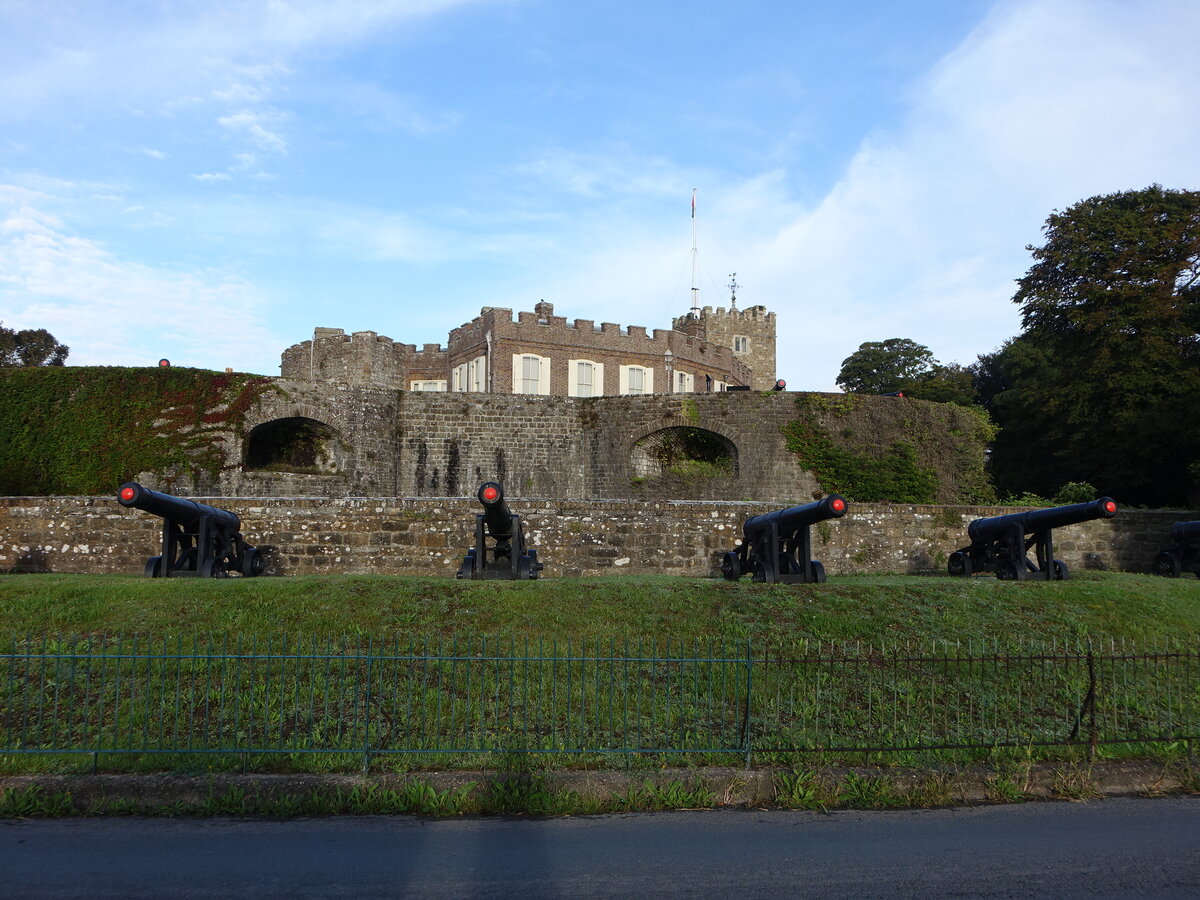 Deal, Walmer Castle, Kstenbefestigung aus der Zeit Heinrich VIII., erbaut von 1539 bis 1540 (02.09.2023)