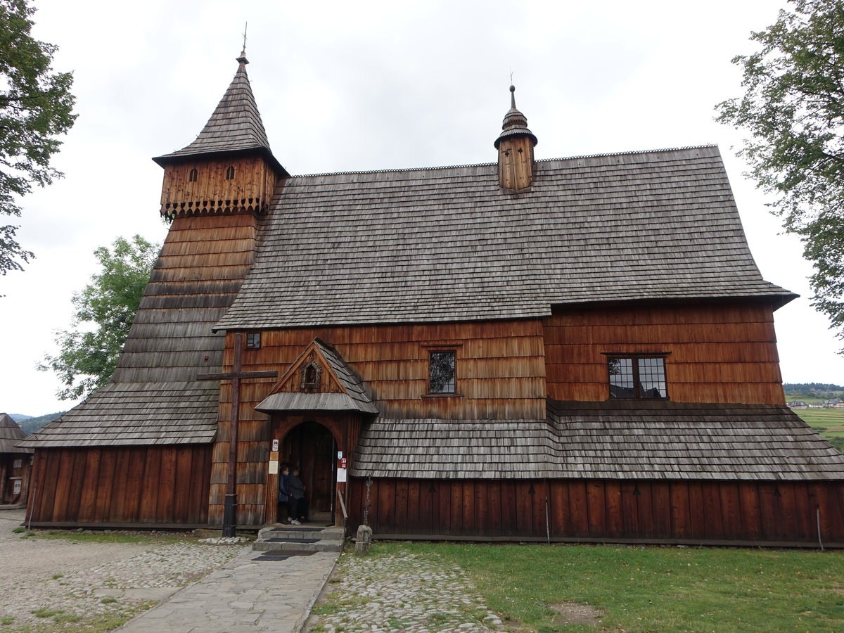 Debno, Erzengel-Michael Kirche, Holzkirche aus dem 15. Jahrhundert (02.09.2020)