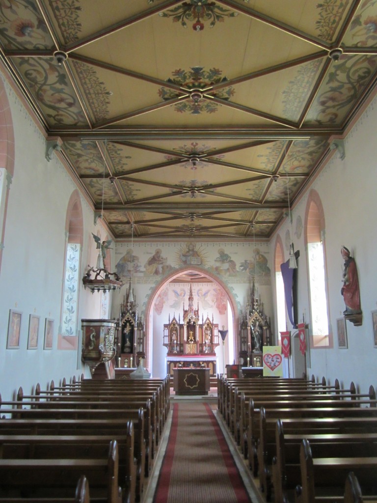 Deggenhausen, Altäre der St. Blasius Kirche (09.03.2014)