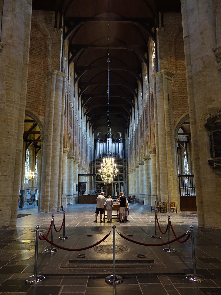 Delft, Innenraum der Nieuwe Kerk (23.08.2016)