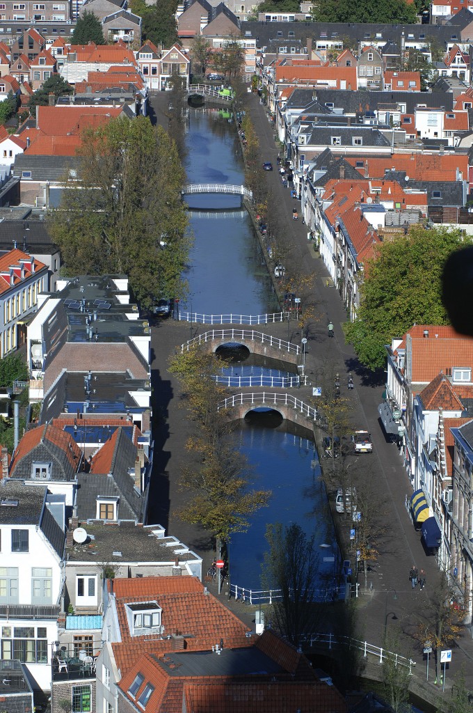 Delfter Altstadt. Aufnahmedatum: 17. Oktober 2011.