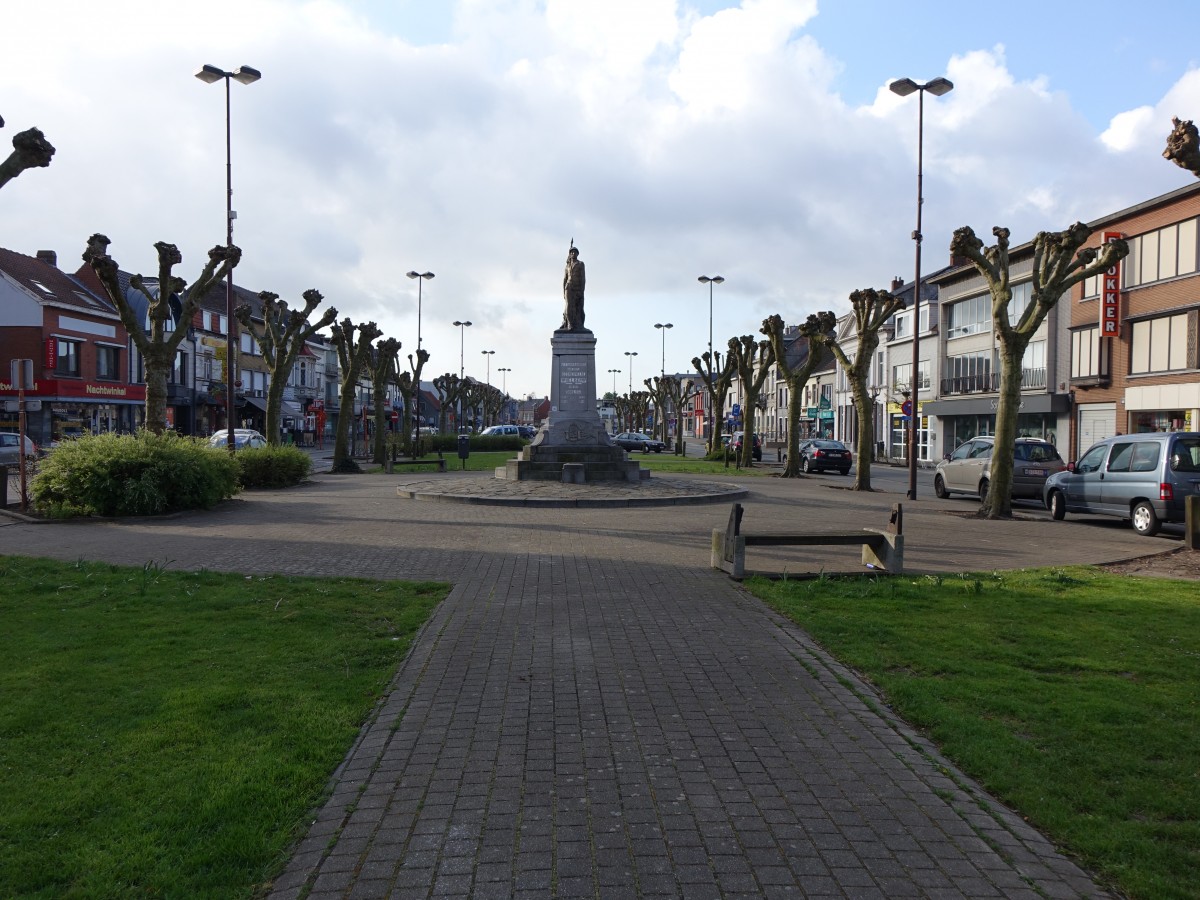 Denkmal Verzetsmonument am Grote Markt von Zelzate (30.04.2015)