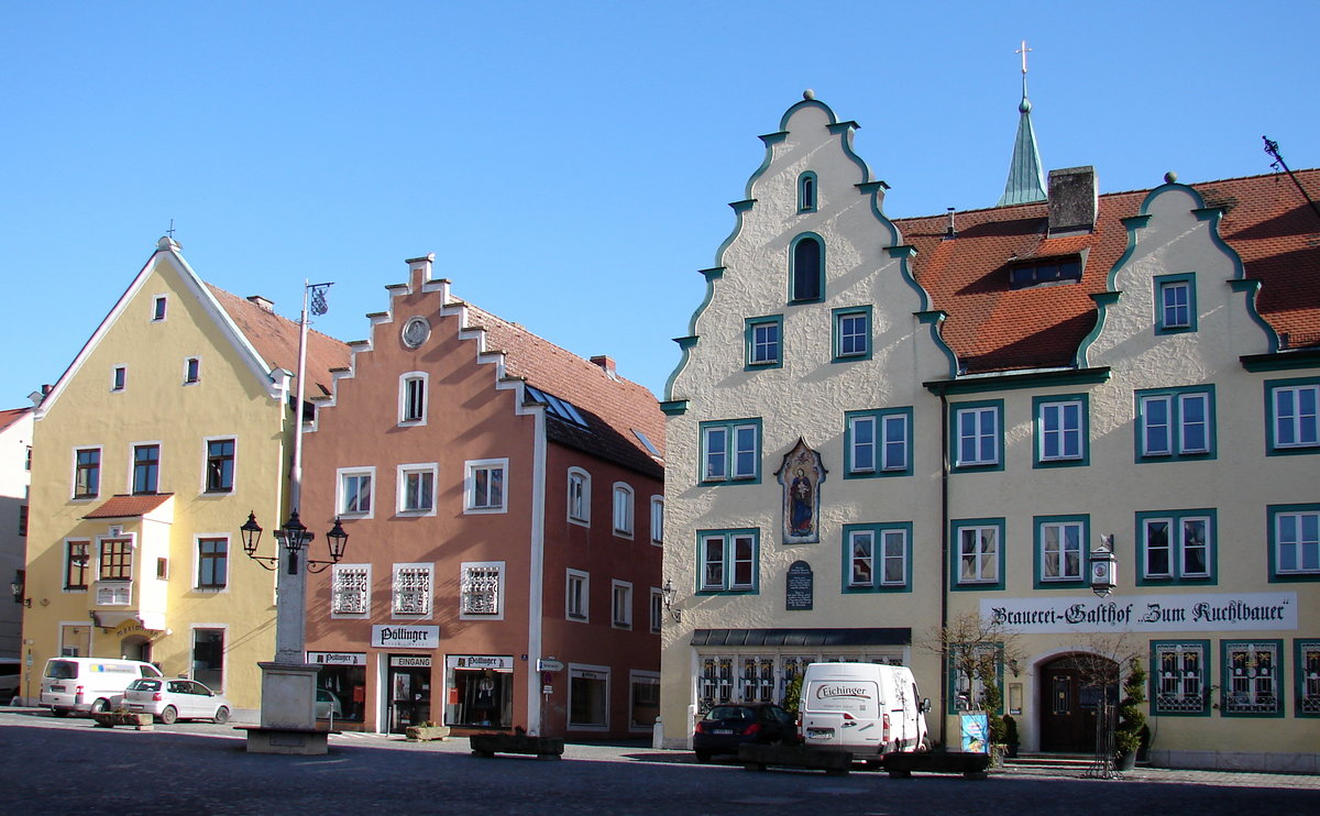 Der Abensberger Stadtplatz (14.02.2017)