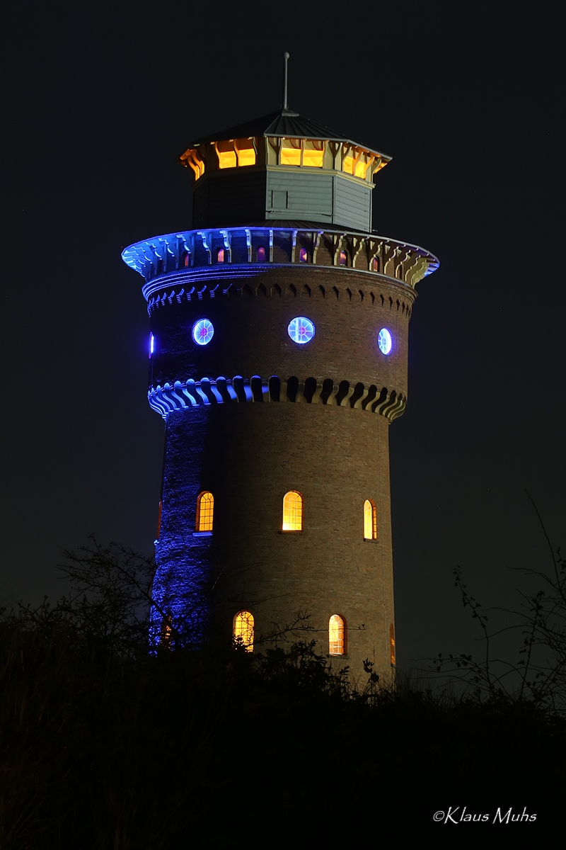 Der alte Wasserturm auf der ostfriesischen Insel Borkum. 03.11.2017