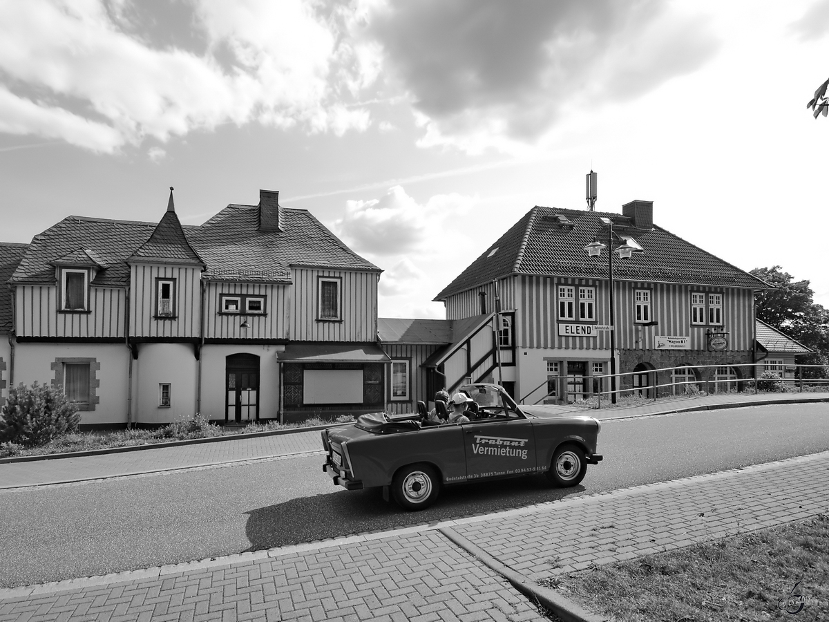 Der Bahnhof von Elend im Harz. (August 2018)