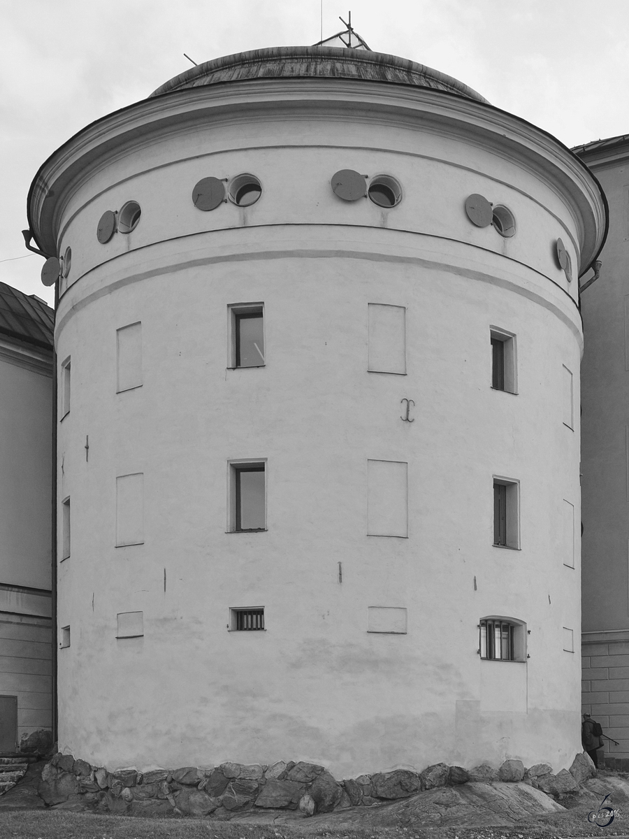 Der Birger Jarl Turm in der schwedischen Hauptstadt Stockholm. (Oktober 2011)