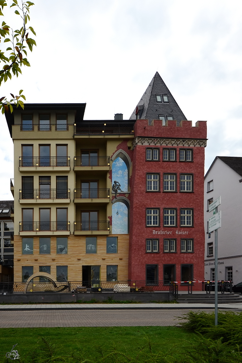 Der Deutsche Kaiser ist ein um 1490 erbauter sptgotischer Wohnturm in der Altstadt von Koblenz. (September 2013)