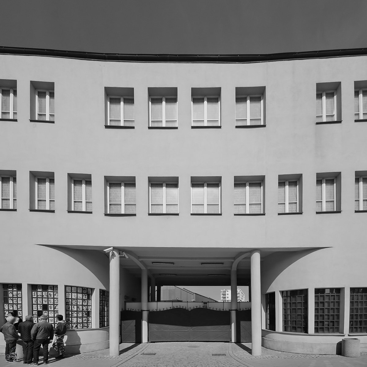 Der Eingangsbereich der Emaillefabrik von Oskar Schindler in Krakau. (April 2014)