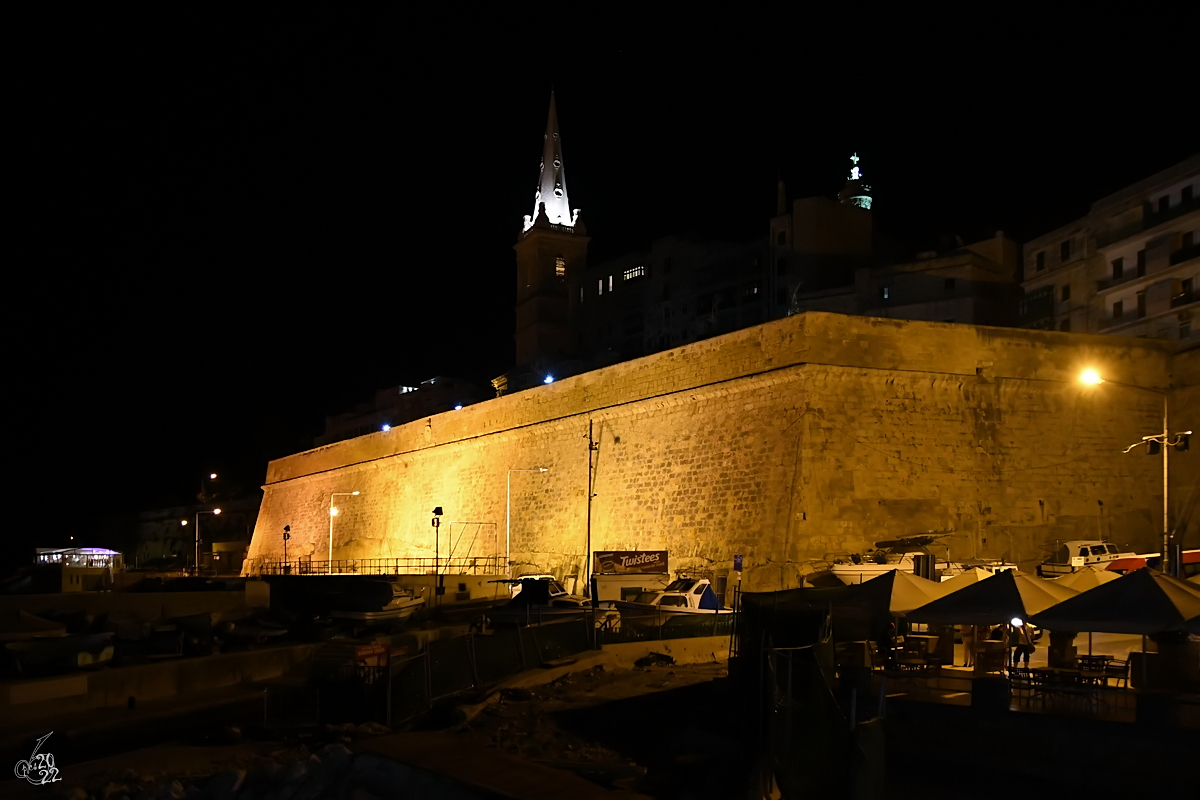 Der Hafenbereich im nrdlichen Valletta. (Oktober 2017)