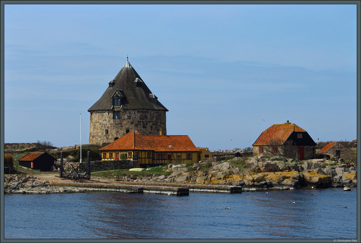 Der  Kleine Turm  auf Frederiks wurde im 17. Jahrhundert als Festungsturm erbaut. (24.04.2019)